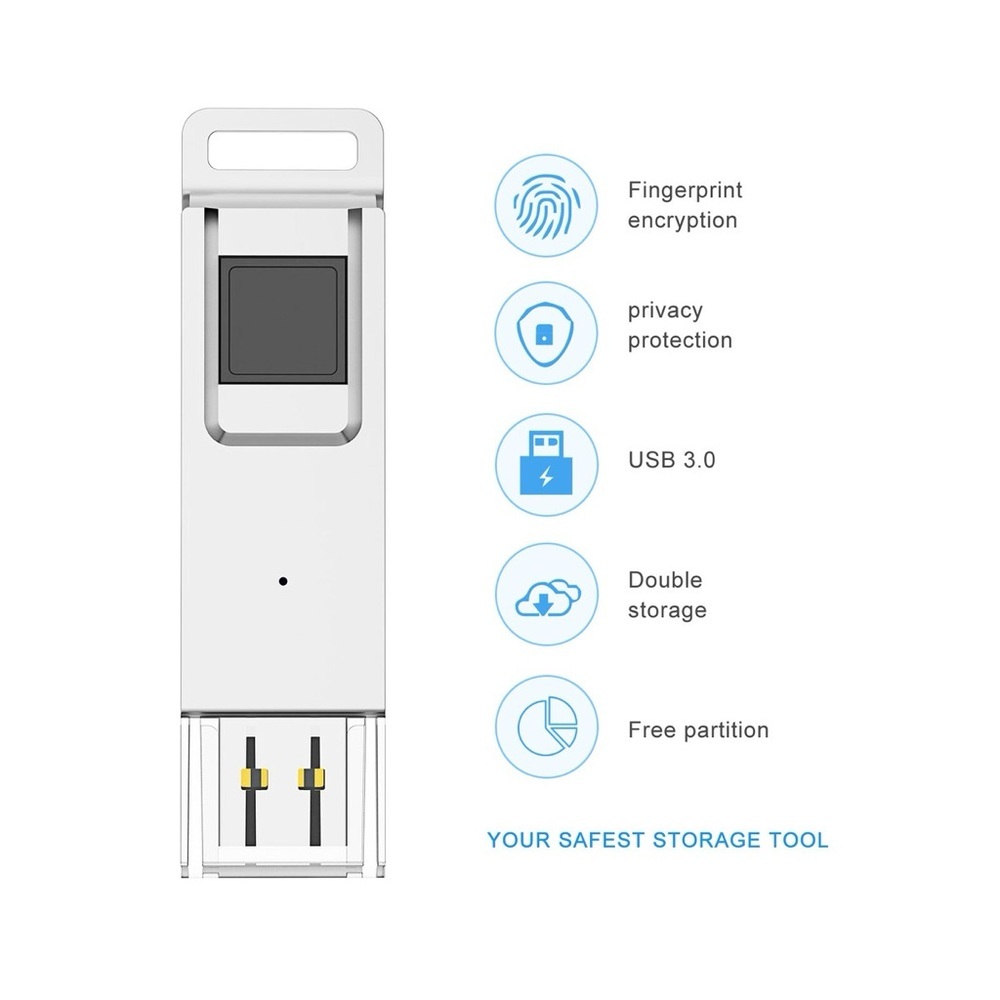 Silver USB 3.0 Flash Drive - Picture 2 of 8